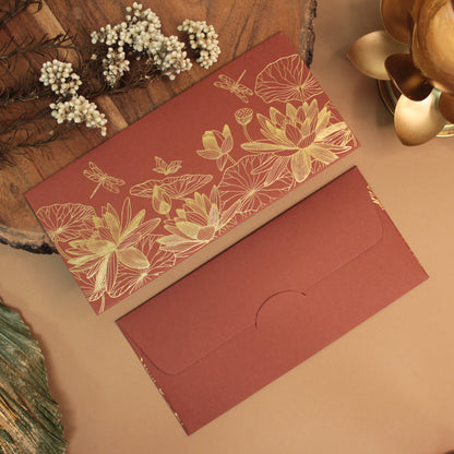 FLORAL ENVELOPE (7.5X3.5 INCHES)