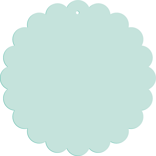 Scallop Tags (DIA : 7 Inches)