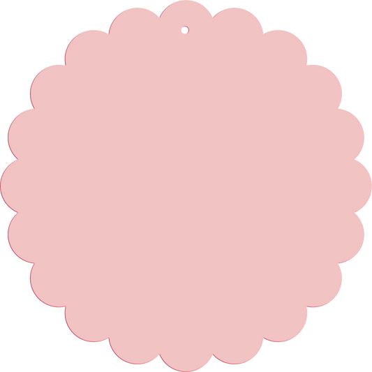 Scallop Tags (DIA : 7 Inches)