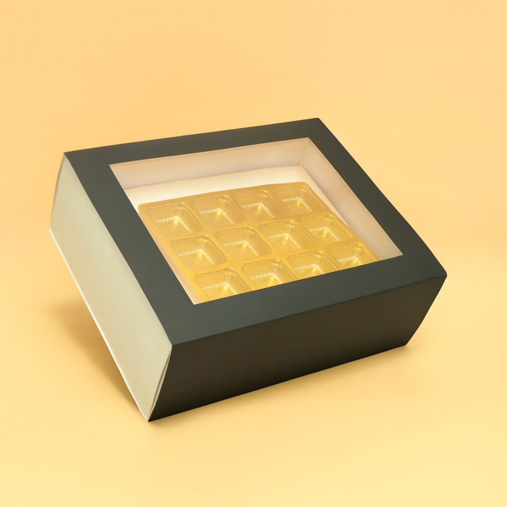 Hamper Gift Box for Chocolates & Cookies – 10.5x8.5x4 Inches