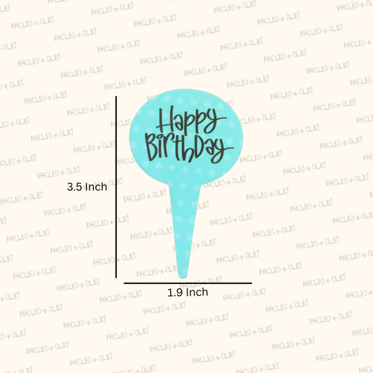 Happy Birthday Tags | 3.5x1.9 Inches | Pack Of 25 Pieces