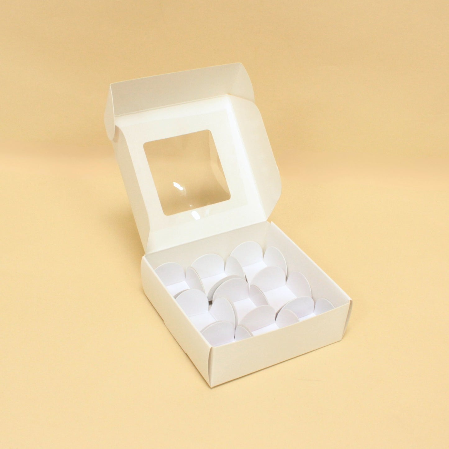 9 Cavity Chocolate Box | 5x5x1.75 Inches