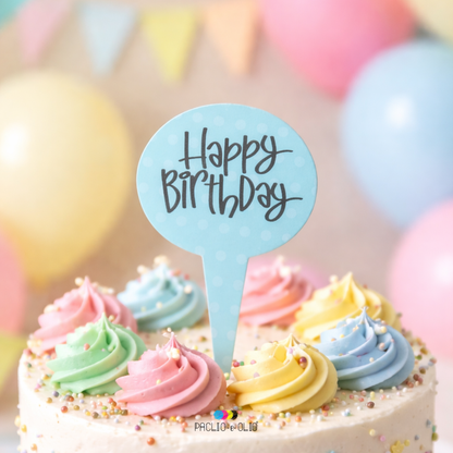 Happy Birthday Tags | 3.5x1.9 Inches | Pack Of 25 Pieces