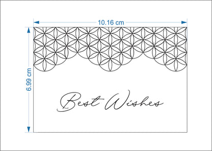 BEST WISHES (4x2.75 INCHES)