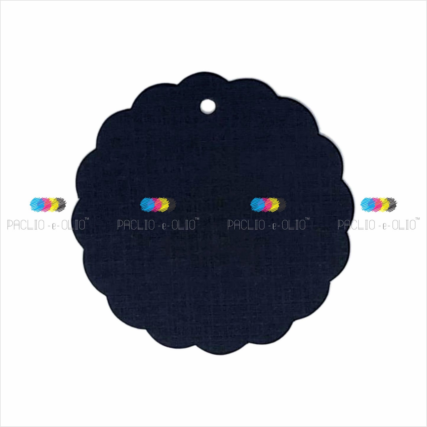 Scallop Tags (DIA: 2.5 Inches)